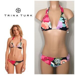 New. Trina Turk floral bikini set. Size 12. NWT